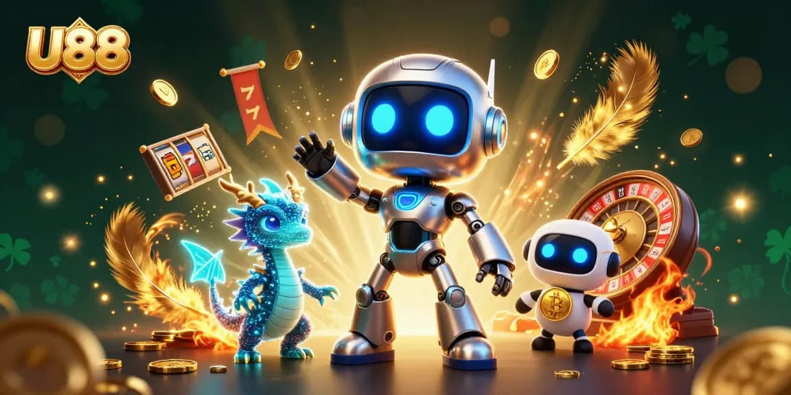 U88 gamblers enjoy rich, immersive gaming experience with vibrant casino characters and elements.
