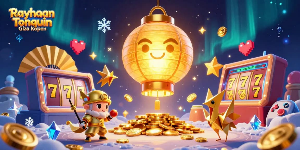Experience the excitement of Rayhaan Tonquin Giza Kopen in a rich casino scene filled with vibrant slot elements.