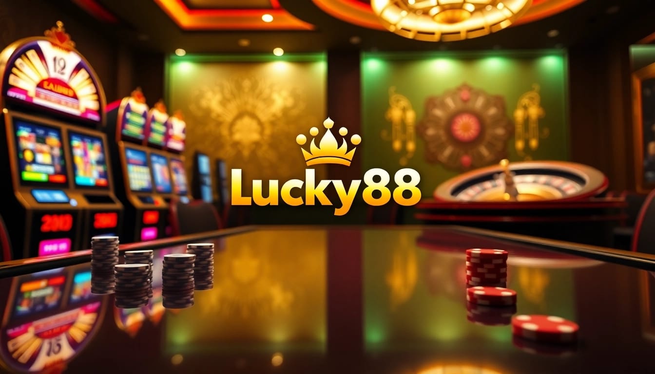 Experience the excitement of Nhà cái Lucky88 with vibrant casino games and engaging gambling elements.