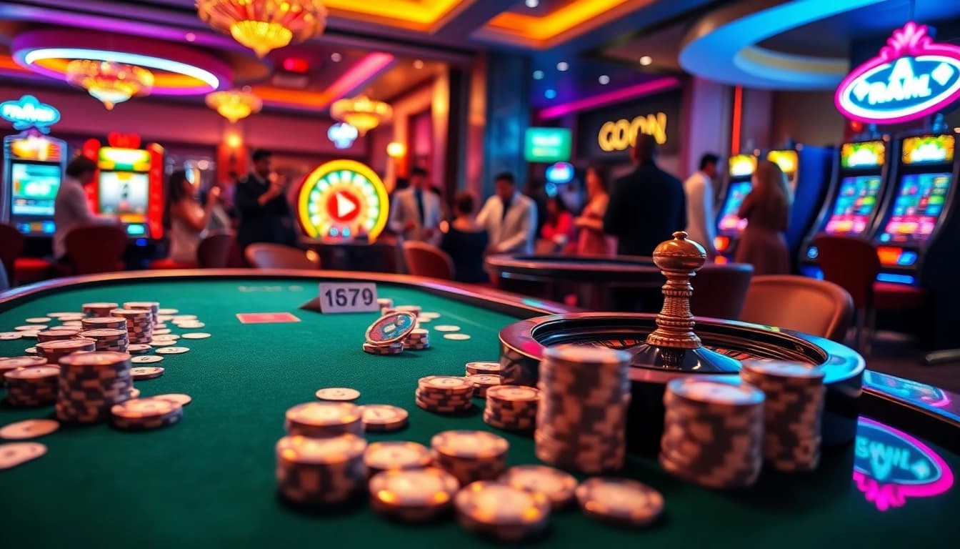 Go8 platform showcasing an exciting online casino experience with vibrant games and betting.