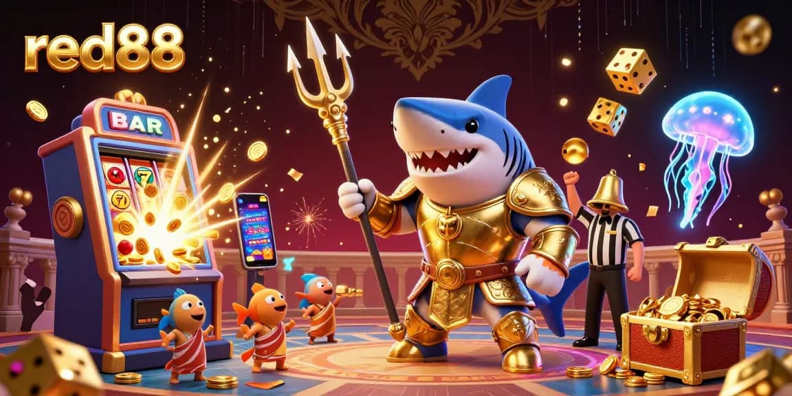 Experience thrilling gameplay and jackpot excitement at red88 with this captivating underwater casino scene.