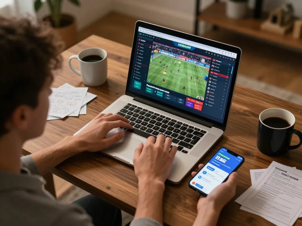 Experience high-stakes betting on 11bet with immersive live sports events in a cozy at-home setup.
