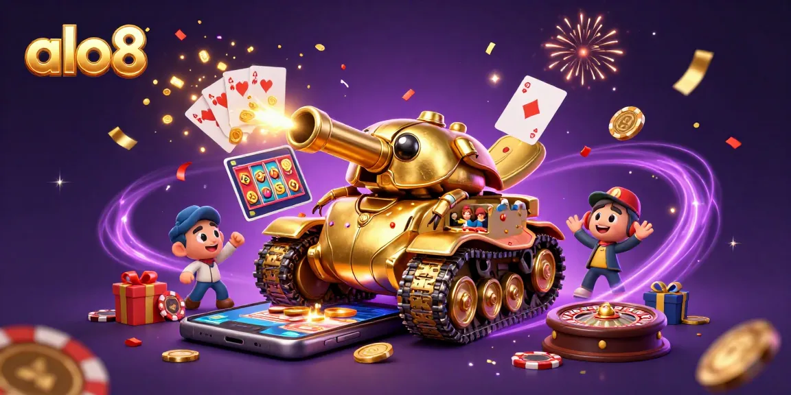 Join the fun with alo8's exciting casino at the center of a golden beetle tank!