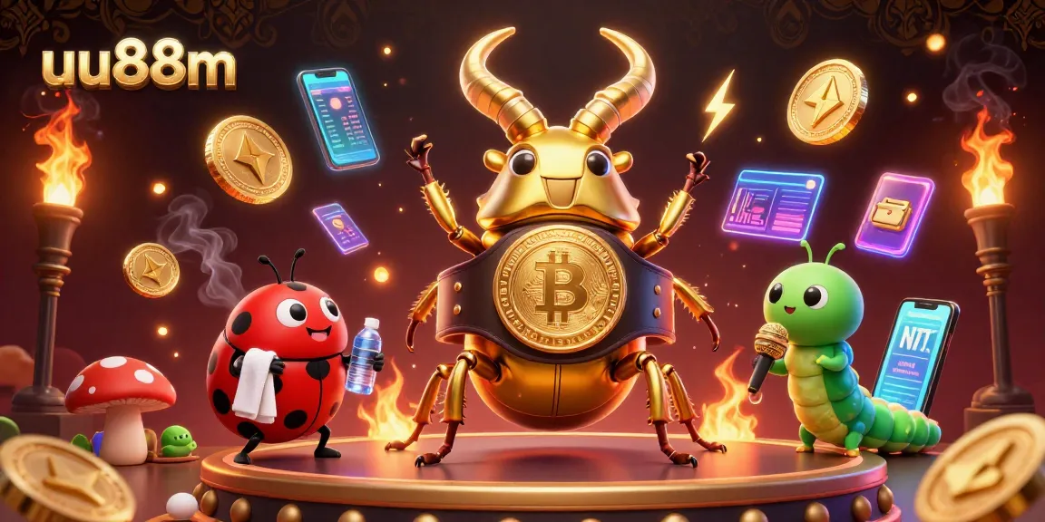 Engage with the thrilling uu88m casino experience, as a giant golden stag beetle battles for glory with exciting crypto elements.