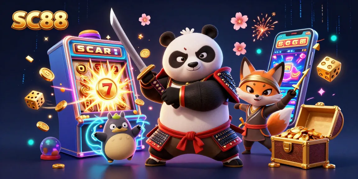 Play exciting slot games at SC88 with vivid characters and dazzling jackpot visuals.