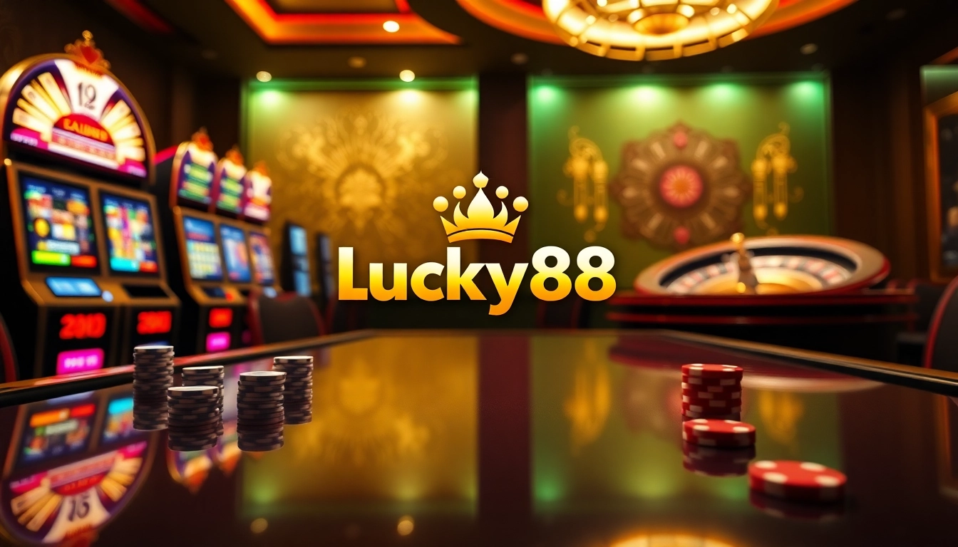 Experience the excitement of Nhà cái Lucky88 with vibrant casino games and engaging gambling elements.