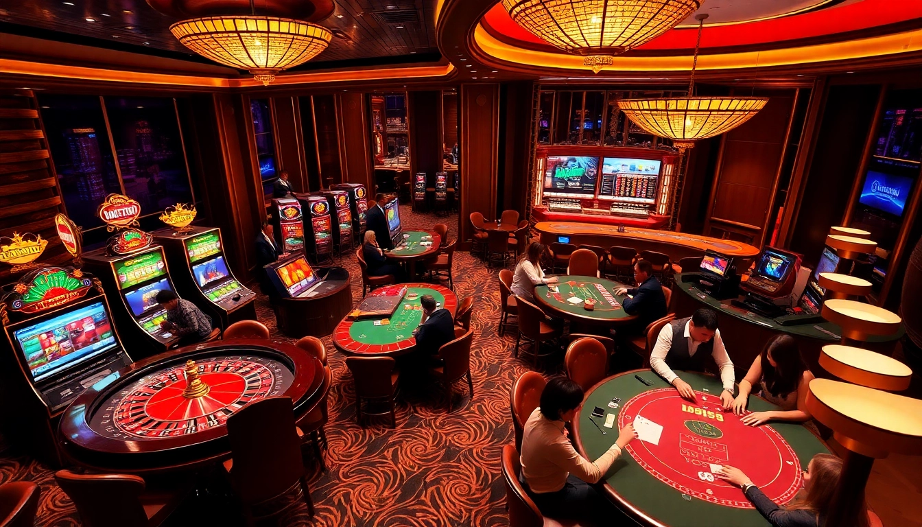 Engage in thrilling gaming action at https://13win00.com/ featuring roulette tables and vibrant slot machines.