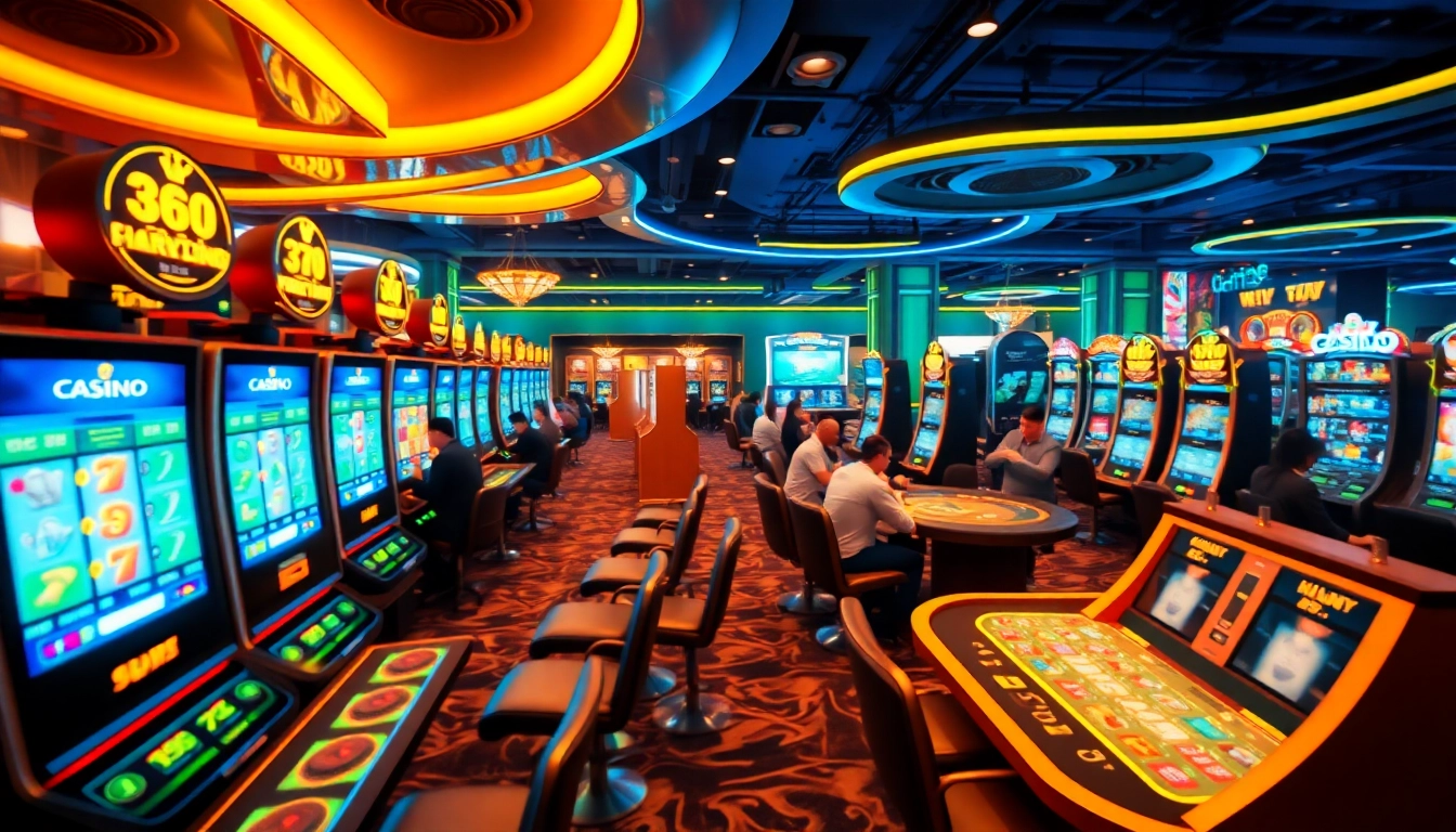 Experience immersive online gaming at https://69vn.day/ with a vibrant, photorealistic casino atmosphere.