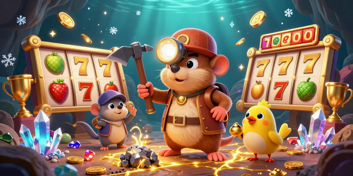 Experience the thrill of max88 with interactive slot games and exciting treasures in this vibrant casino scene.