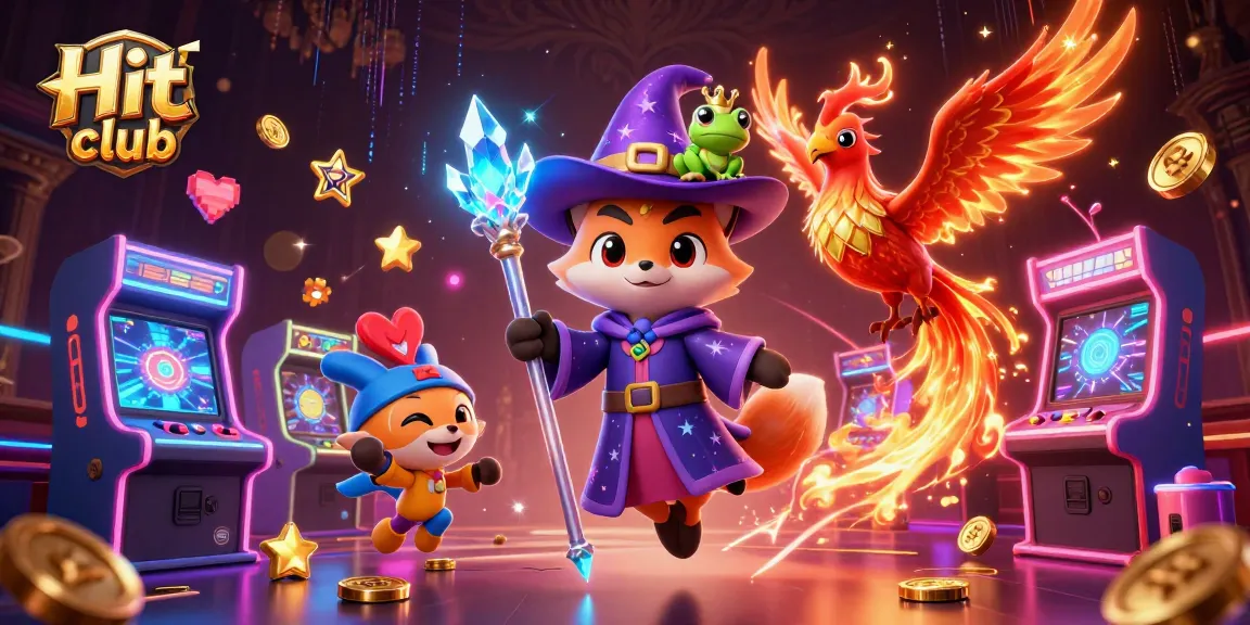 Engage in thrilling gameplay at Hit club with mystical elements and vibrant casino symbols.