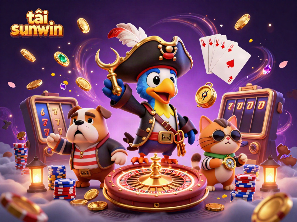 Spin the reels and win with tải sunwin in a vibrant 3D casino adventure featuring treasure and excitement!