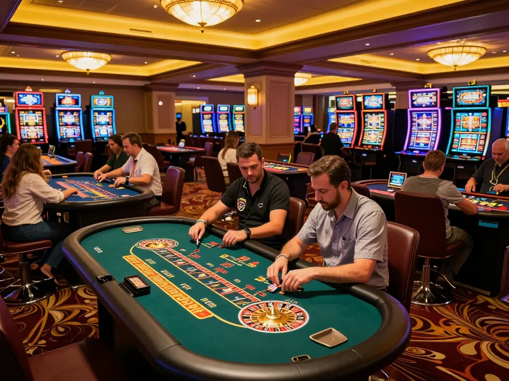 cm88 players strategizing at a luxurious casino table with engaging atmosphere