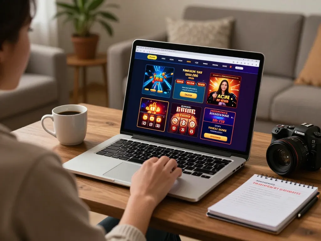 A player engaging with various games on lc88.com in a cozy home setting while managing their betting strategies.