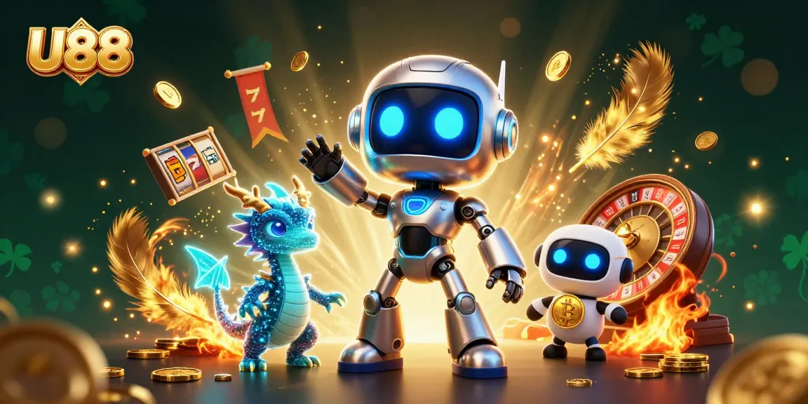U88 gamblers enjoy rich, immersive gaming experience with vibrant casino characters and elements.