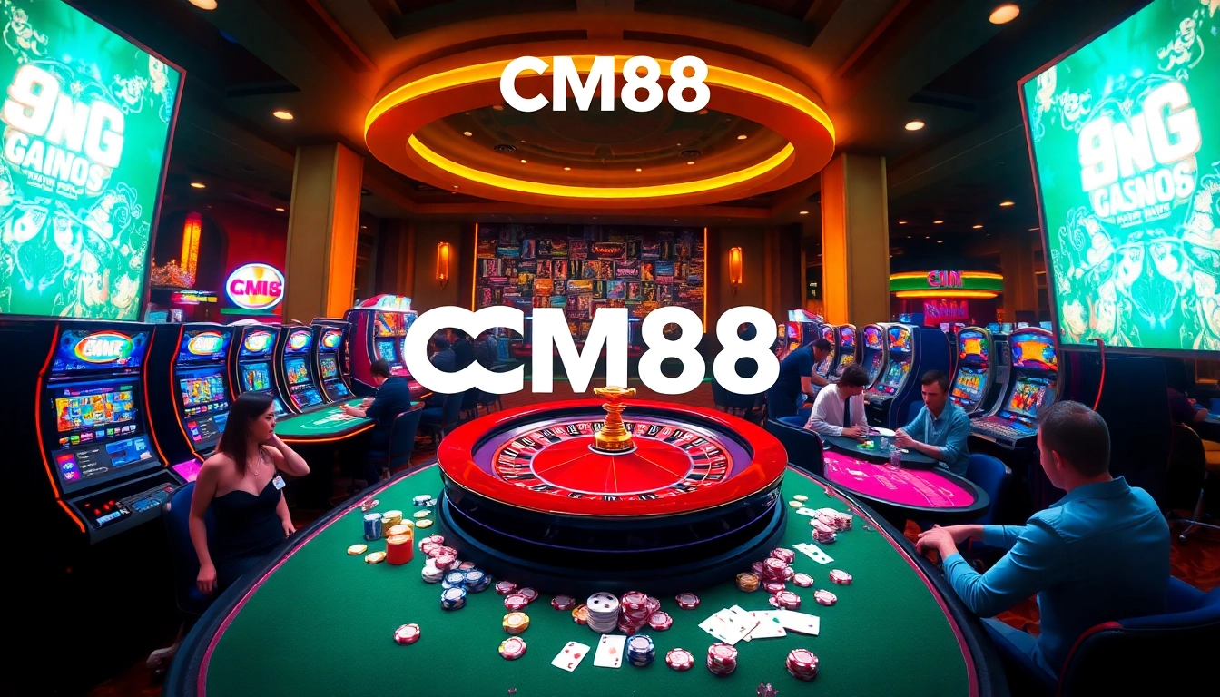 Experience the thrill of cm88 casino gaming with vibrant tables and lively players.