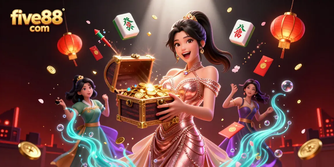 Experience thrilling wins at five88 com with a luxurious treasure chest of games and excitement in this vibrant casino scene.