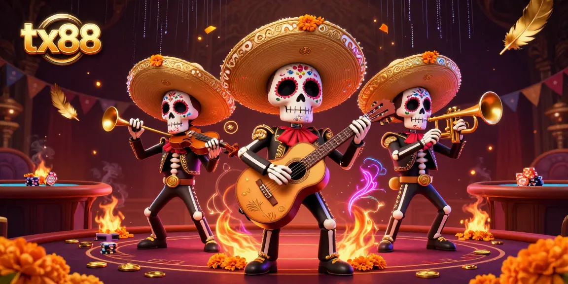 Experience the thrill of tx88 online casino games with vibrant mariachis and dynamic elements.