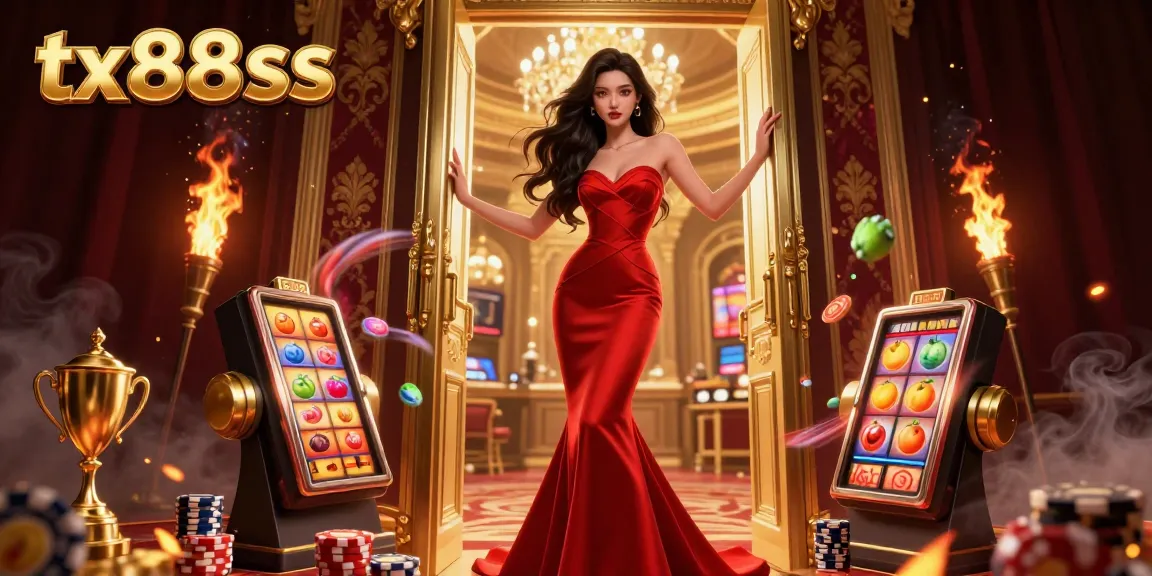 Experience excitement at tx88ss with stunning casino imagery, showcasing vibrant slot machines and glamorous settings.