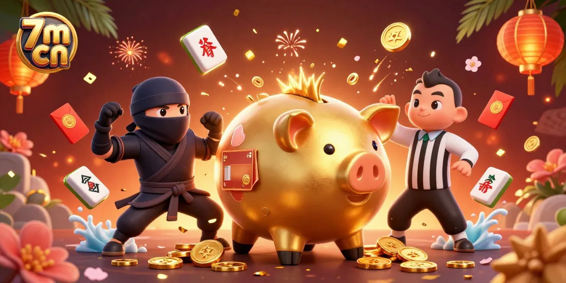 Play and win big with 7m cn in a vibrant casino scene featuring dynamic characters!