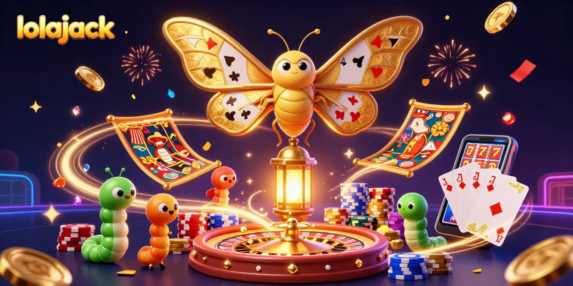 Experience thrilling gaming adventures at lolajack with dazzling gameplay elements and vibrant casino scenes.